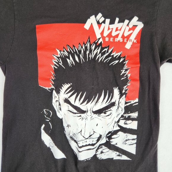 Berserk Guts Anime Crunchyroll T Shirt Size S Black Short Sleeve - Picture 4 of 8